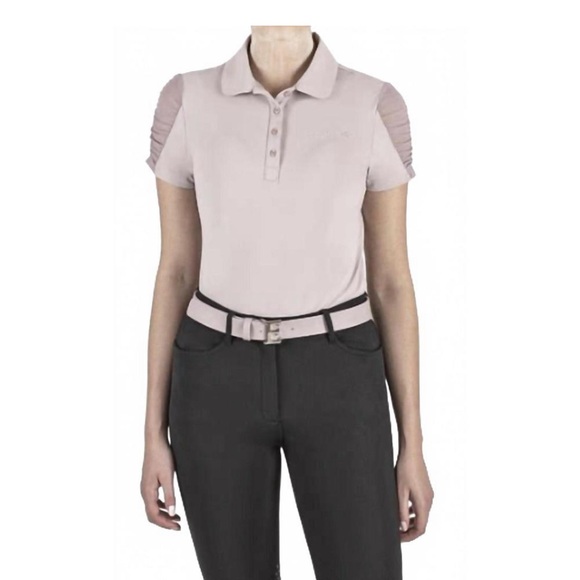 NEW EQUILINE womens free time polo giqueg in violet ice - Picture 2 of 3
